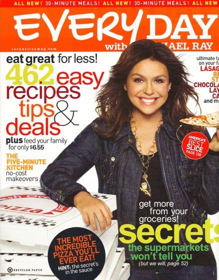 Everyday With Rachael Ray Magazine Only 499 For A 1 Year