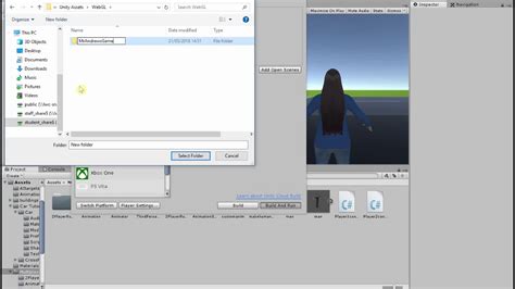 Build Unity Game As Webgl Youtube