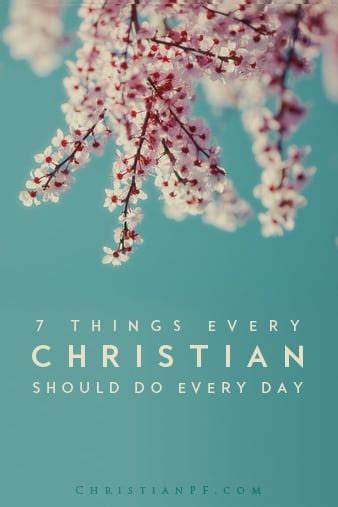 7 Things Every Christian Should Do Every Day