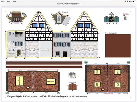 Pin By Nic Reily On Papercraft Paper Models Paper Houses Model Homes