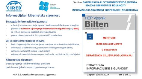 Informacijska Sigurnost Korporacije I Nis Direktiva Ppt Download