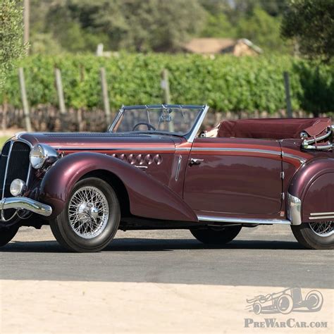 Voiture Delahaye 135MS Cabriolet 1937 A Vendre PreWarCar