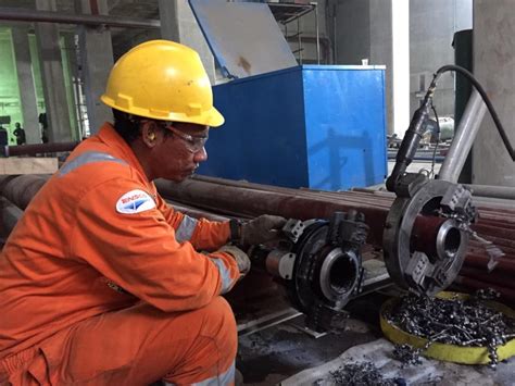 Pipe Cold Cutting And Bevelling Mitra Energi Bekasi Bolting Service