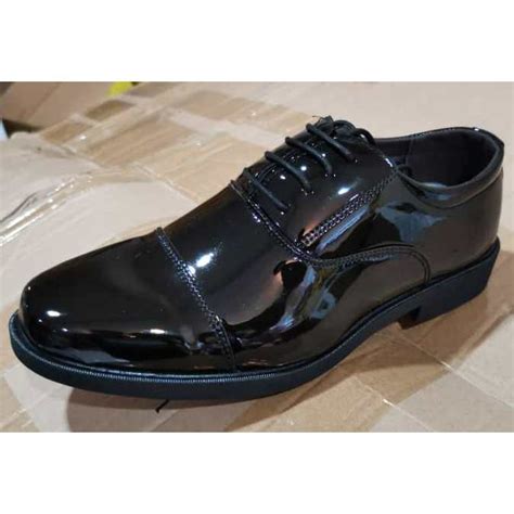 Ready Stock Formal Men Shoes Kasut Kilat Lelaki Kerja Awam Pasukan