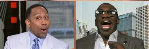 Stephen A Smith Tells Shannon Sharpe Watch Your Mouth In Live First Take Bust Up Over