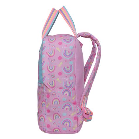 Ripley Mochila Fashion Infantil Pepa Unicornio Arcoiris Rosado Head