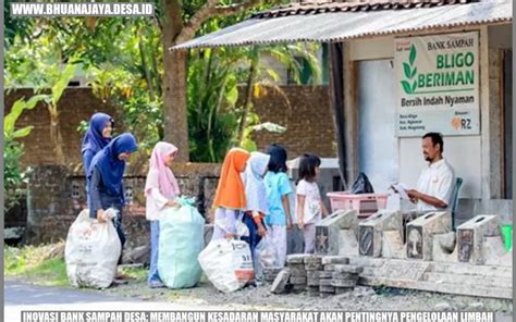 Inovasi Bank Sampah Desa Membangun Kesadaran Masyarakat Akan