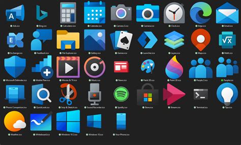 Windows 11 Fluent Icons