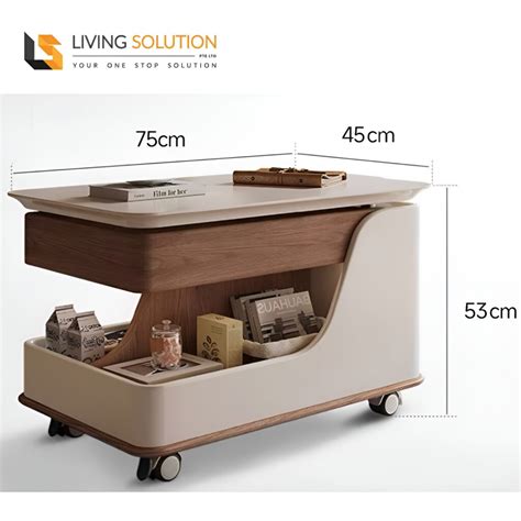 Multi Functional Coffee Table To Dining Table Living Solution