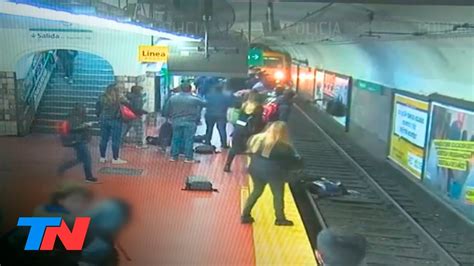 De Milagro No Fue Tragedia Un Accidente Incre Ble En El Subte D Youtube