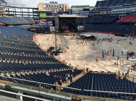 Gillette Stadium Section 202 Concert Seating