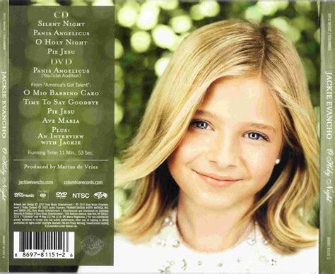 Jackie Evancho - album O Holy Night @ kids'music