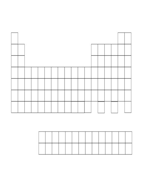 Blank Periodic Table Fill Online Printable Fillable Blank Pdffiller