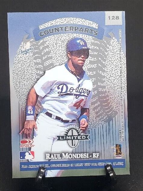 Donruss Limited Counterparts Exposure Andruw Jones Raul Mondesi