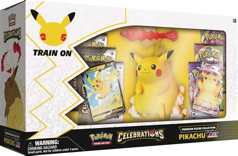 Buy Pokemon TCG Celebrations Premium Figure Collection Pikachu VMAX