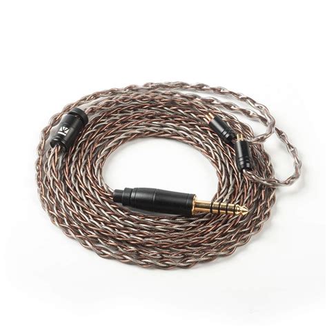 Kbear Rhyme Pin Mm Iem Cable Core Upgraded Copper Silver Hybrid