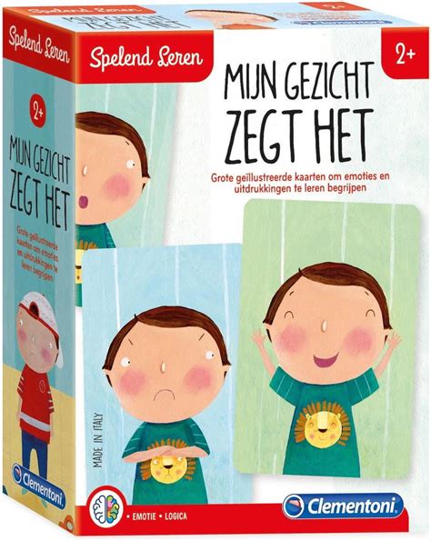 Clementoni Spelend Leren Ik Zeg Het Met Mijn Gezicht Educatief Spel