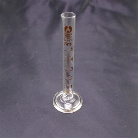 5ml Graduated Cylinder Measuring Lab Glass Each Bid For 1pc In Laboratory Cylinder From Office