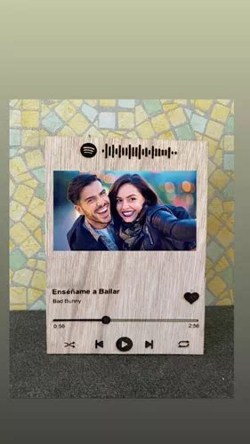 Porta Retrato Personalizado Spotify Cuotas Sin Inter S