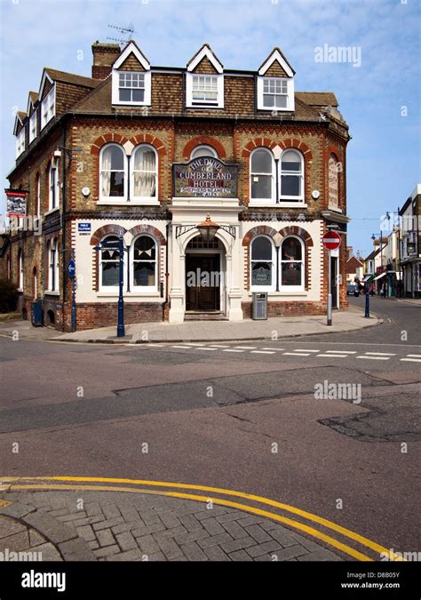 Duke of Cumberland Hotel Whitstable Kent Stock Photo - Alamy