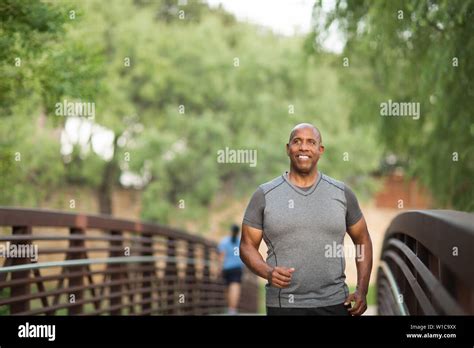 Portrait Of A Fit Mature African American Man Stock Photo Alamy