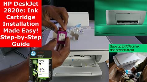 Hp Deskjet 2820e Ink Cartridge Installation Made Easy Step By Step Guide Youtube