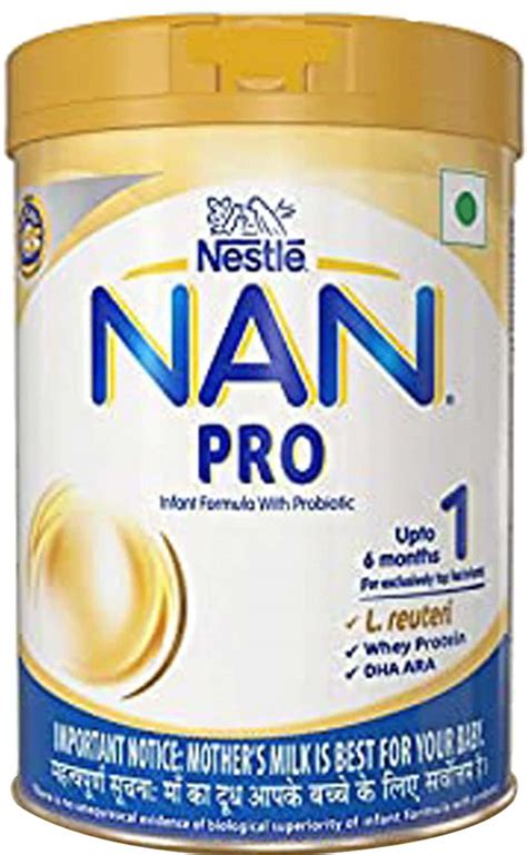 Buy Nestle Nan Pro Stage 1 Infant Formula Upto 6 Months 400 G Bag