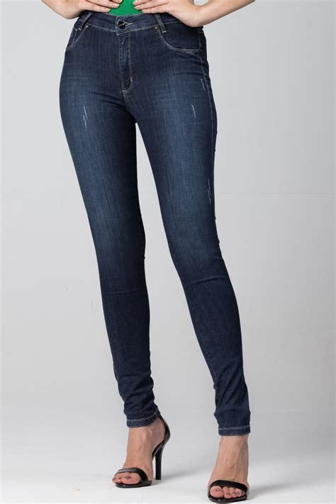 Calça Jeans Escuro Feminina F2021759 Oxiblue Jeans