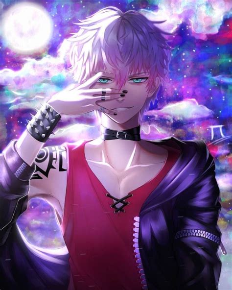 Anime Boy Pink Aesthetic Mystic Messenger Mystic Messenger Fanart