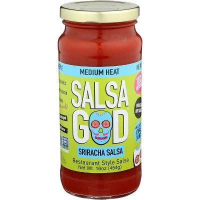 Salsa God Sriracha Salsa Case Of 6 16 Oz Target