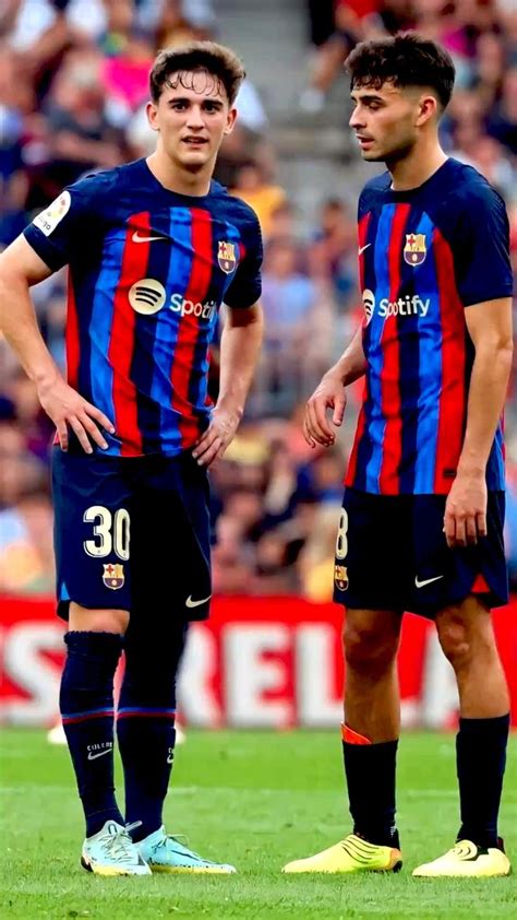 Gavi Y Pedri Cute Football Players Barcelona Players Spain Soccer