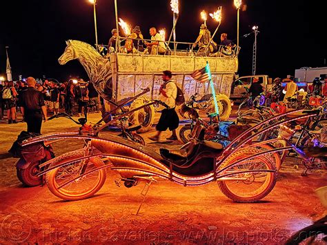 Glowing Cruiser Bicycle Burning Man 2019