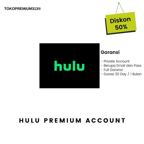 Jual Sofware Hulu Private Sharing Bulan Tahun Full Garansi