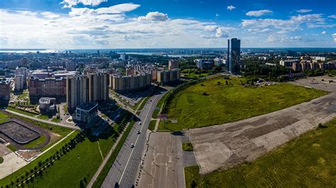 Набережные челны с высоты птичьего полета - 92 фото