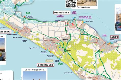 Carte des pistes cyclables Île de Ré Cycland