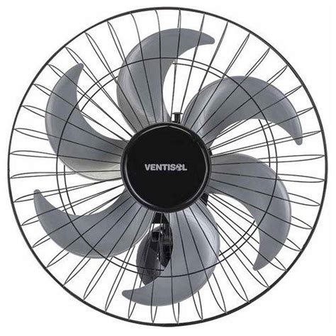 Ventilador Parede Oscilante Cm W Bivolt Turbo Pas Steel Ventisol