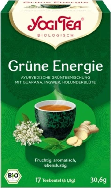 Yogi Tea Grüne Energie Bio 17 Beutel Ecco Verde Onlineshop