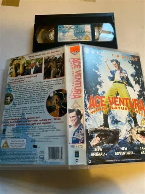 Ace Ventura When Nature Calls Jim Carrey Big Box Pal Vhs Video