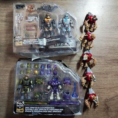 Mega Construx Halo UNSC Spartan Covenant Elites Brutes Grunt Your