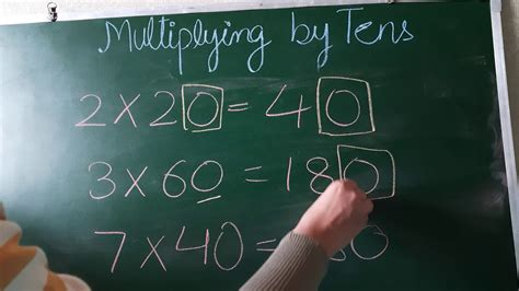 Multiplication Tens By Tens With A Grip