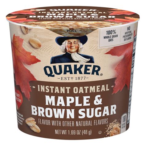 Save On Quaker Instant Oatmeal Maple And Brown Sugar Order Online