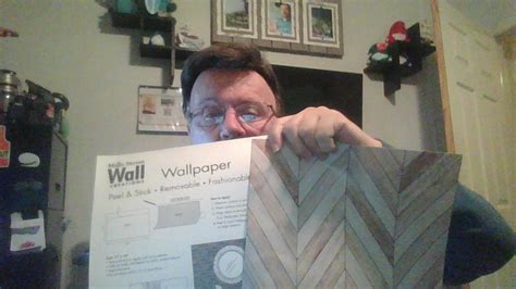 Diy Put Up Dollar Tree Peel And Stick Wallpaper Youtube