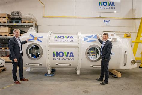 Nova Innovation Showcases Tidal Turbine Ahead Of Installation In Canada