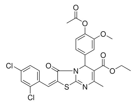 Ethyl E Acetyloxy Methoxyphenyl Dichlorobenzylidene