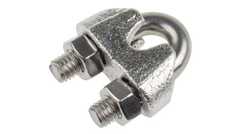 Everbilt 18 Zinc Plated Wire Rope Clamp 2 Pack 42594 The Home Depot Atelier Yuwaciaojp