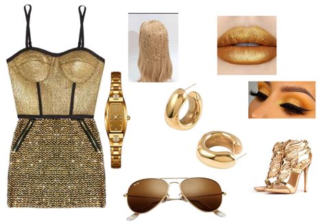 gold gold gold Outfit | ShopLook