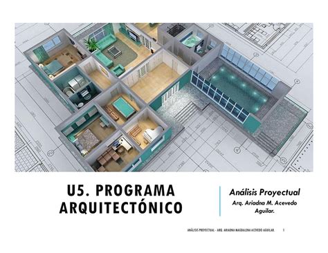 Solution Programa Arquitect Nico An Lisis Proyectual Arquitectura