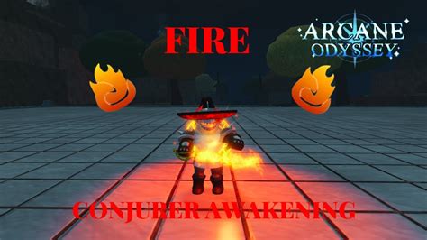 Fire Conjurer Showcase Arcane Odyssey Youtube