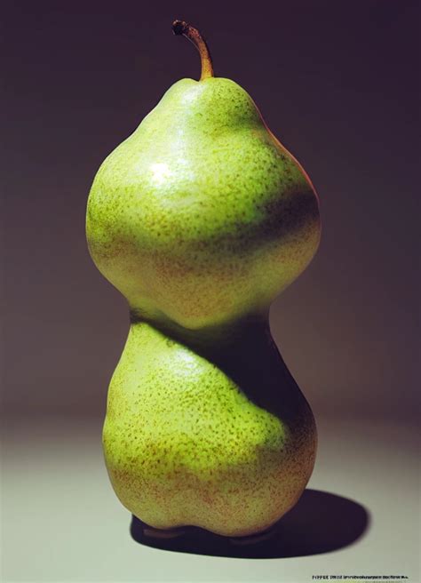 Pear Shaped Man Anthropomorphic Dramatic Lighting Midjourney Openart