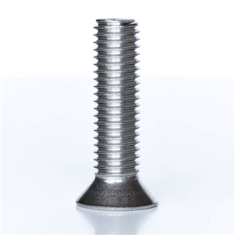 Products Industrial Fasteners Flat Socket Cap Screws Flat Head Socket Cap Alloy Zinc